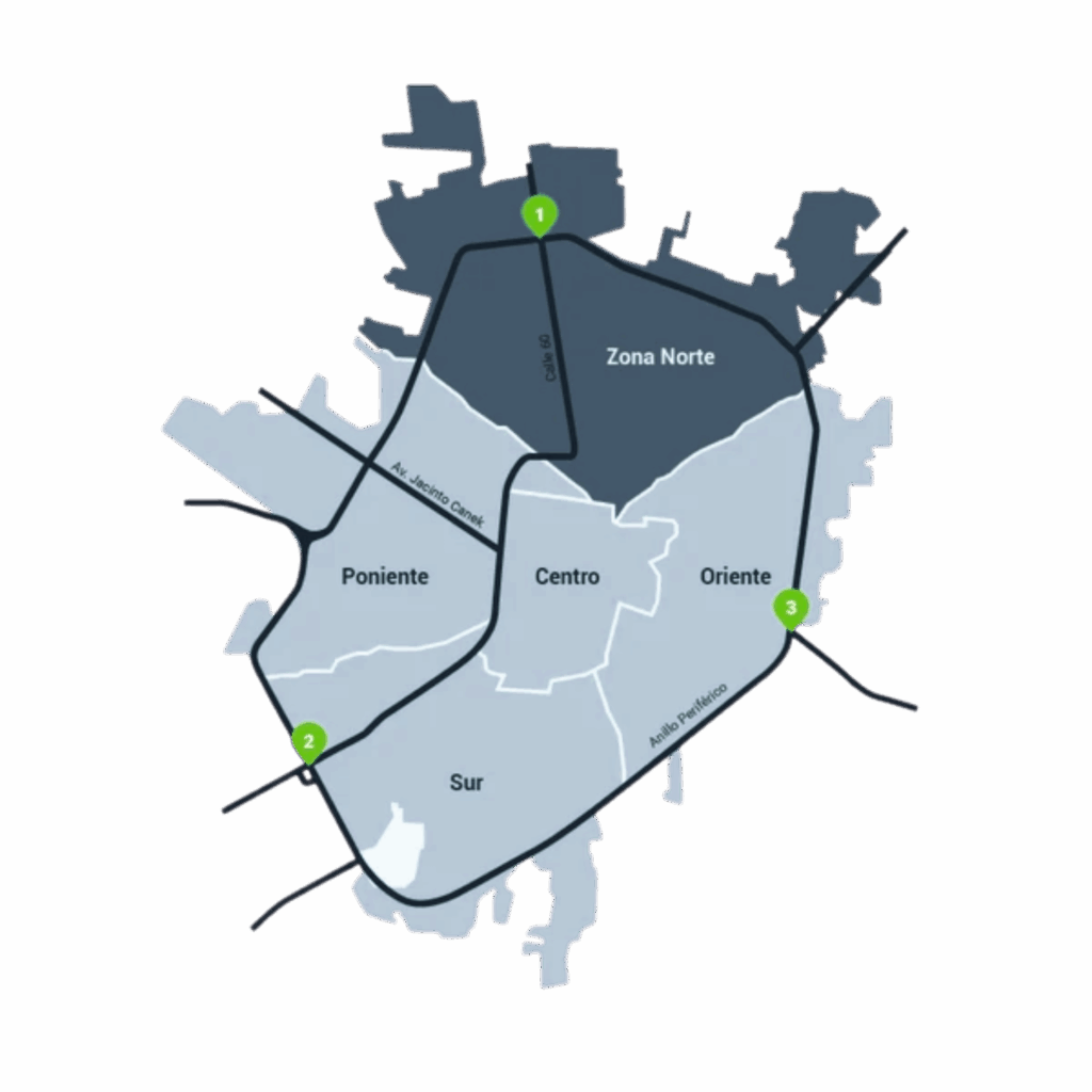 MÉRIDA ZONA  NORTE